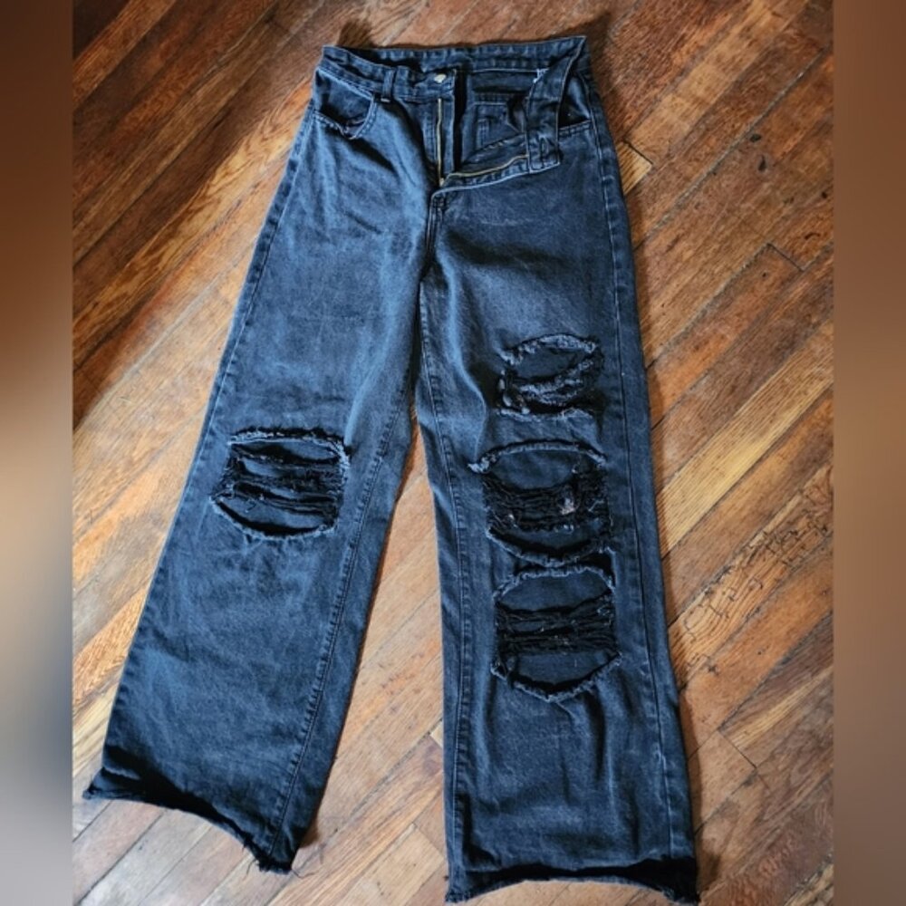 Ripped Black Jeans